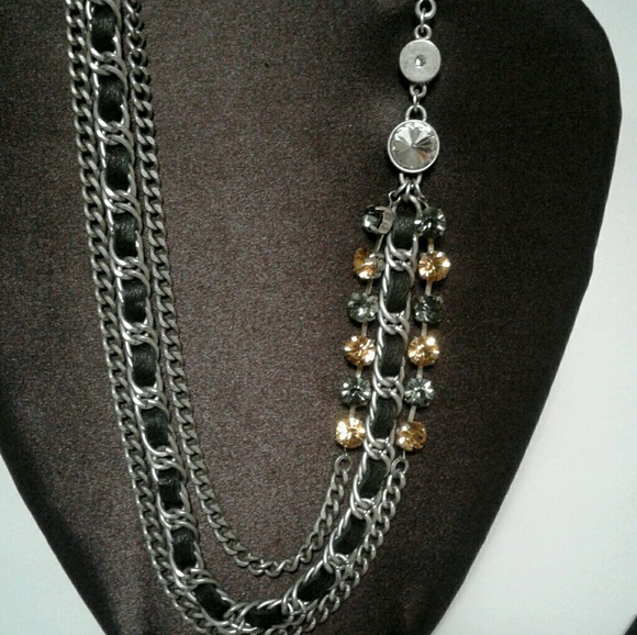 Silver Tone Jewelry and Enameled Bracelet Bundle - Picture 2 of 4